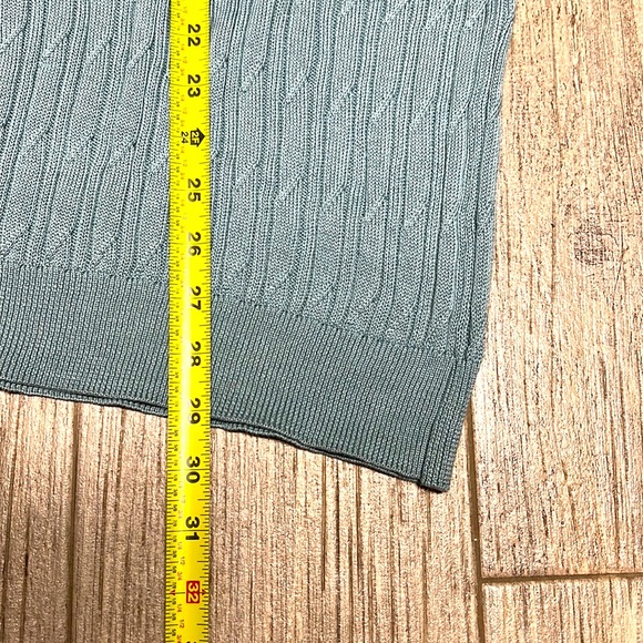 Alan Flusser Mens Sweater New With Tags Light Blue Size XL - Picture 7 of 7